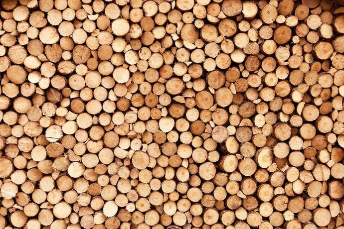 0051 - Stacked Firewood, Square – Wall Sensations Online Murals