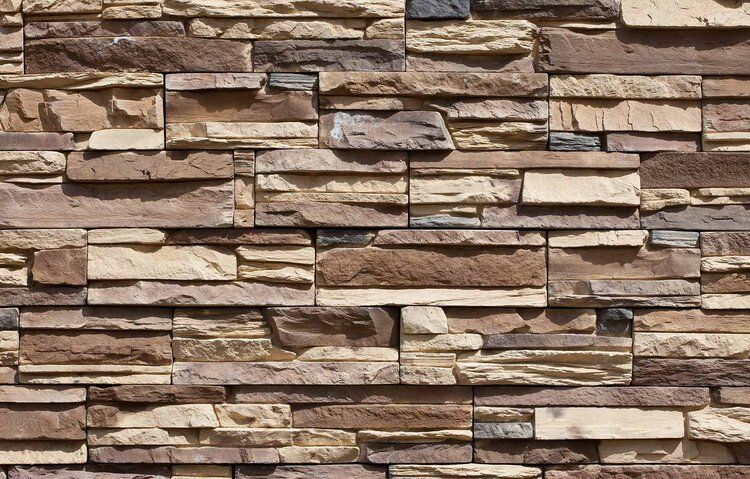 Modern brick wall mural, perfect for enhancing both indoor and outdoor spaces.