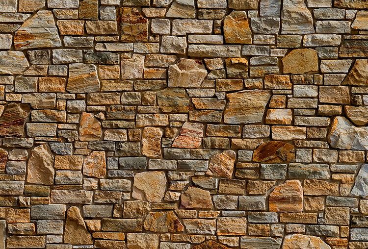 Vibrant colorful stone wall mural, ideal for adding a bold touch to indoor or outdoor spaces.