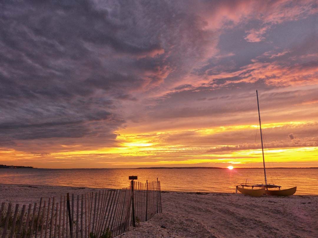 0096 - Saquish Beach Sunset, Massachusetts, KC, Square