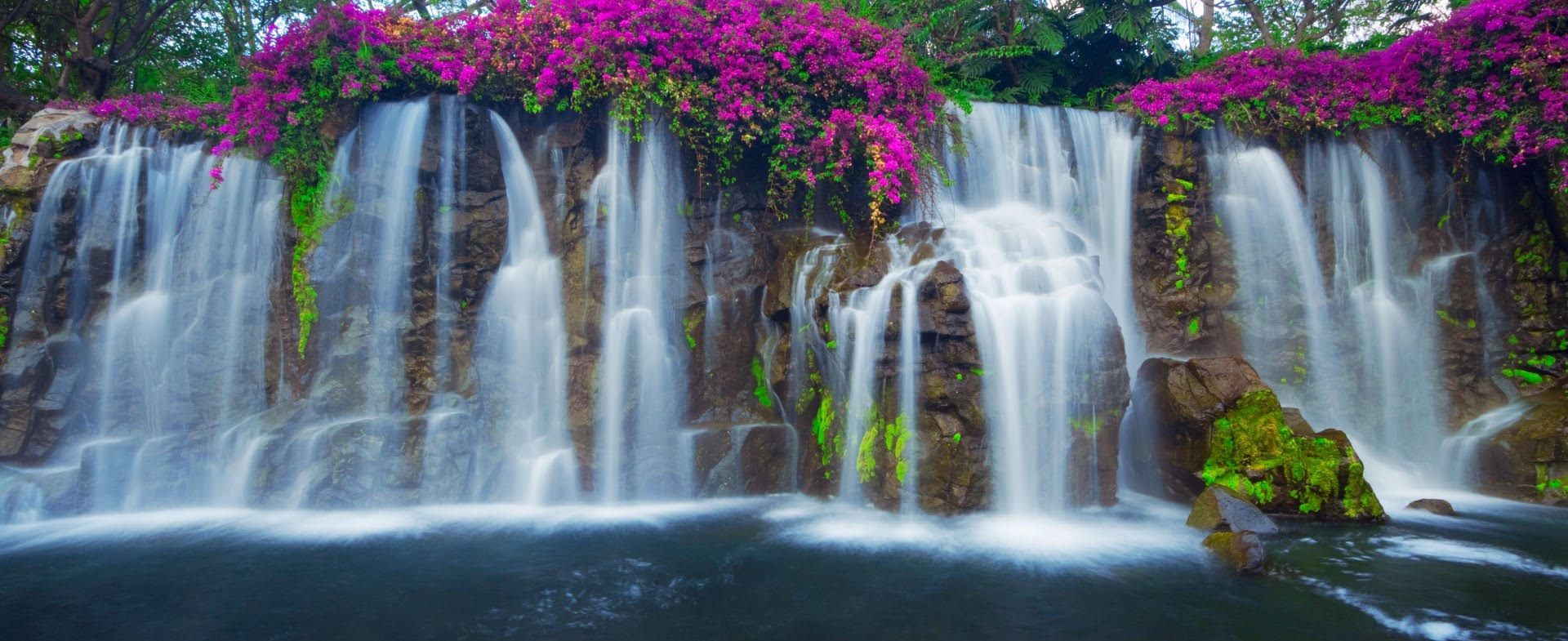 2705 - Hawaiian Mist Falls, Hawaii, Panoramic