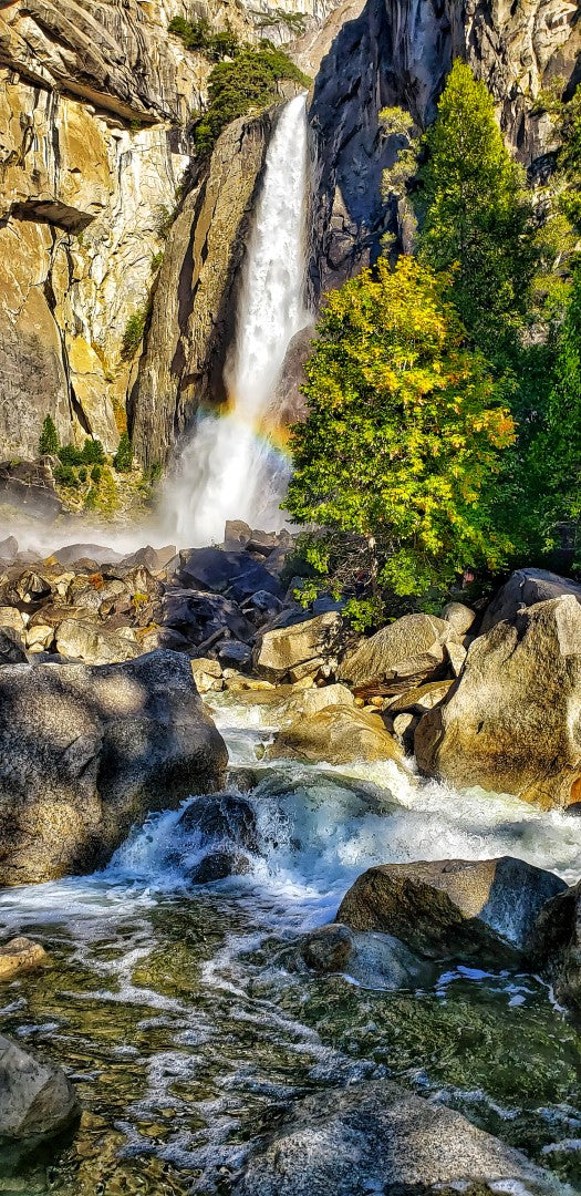0613 - Yosemite Rainbow Falls, California, SC, Square – Wall Sensations ...