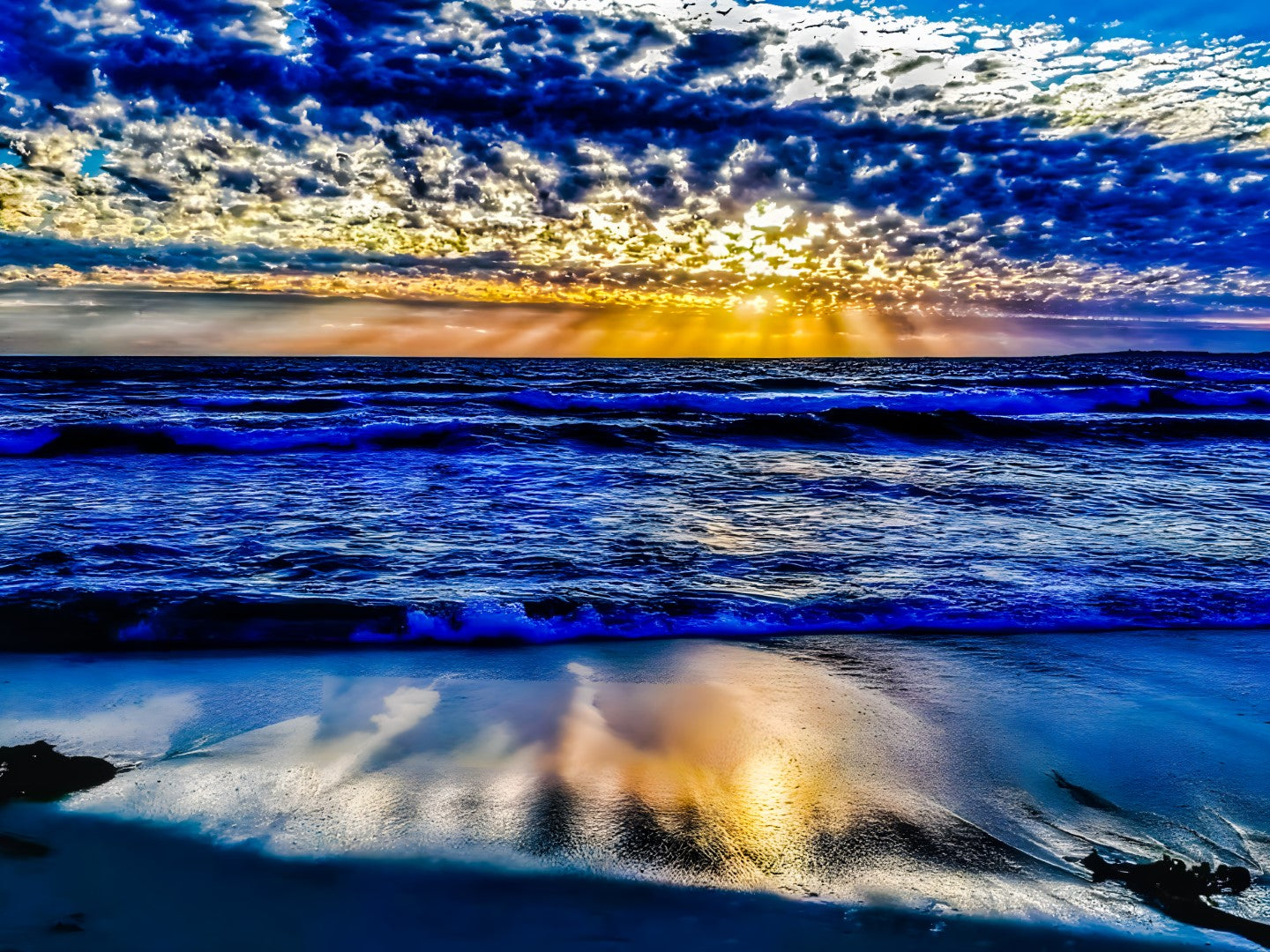 0605 - Blue Sunset, SC, Panoramic