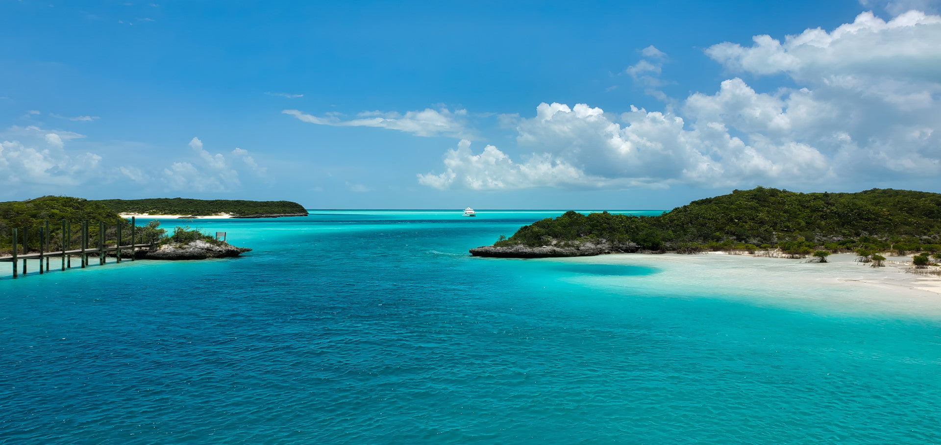 0601 - SC - Exuma Cays Paradise, Bahamas, SC, Panoramic