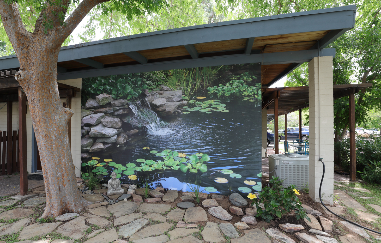 1677 - Lily Pond Serenity, Square