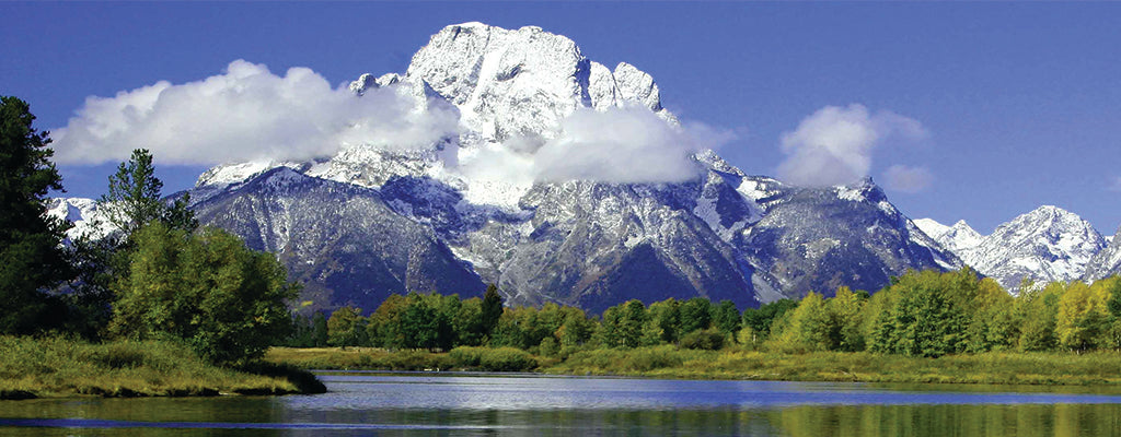 7702, Jackson Lake Reflections, Wyoming, KC, Square