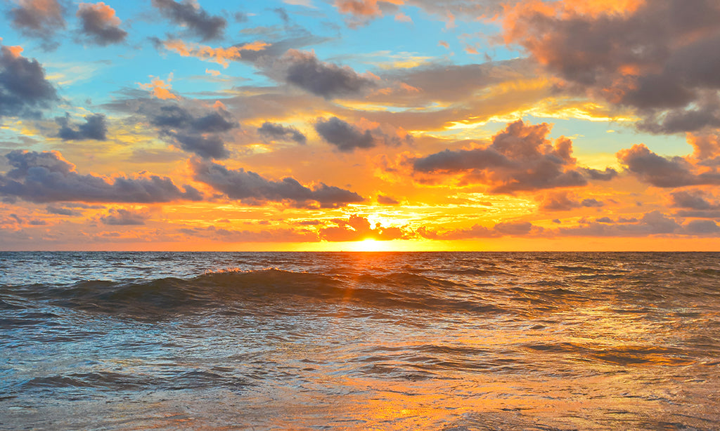 0079, Ocean Sunset Serenity, Panoramic