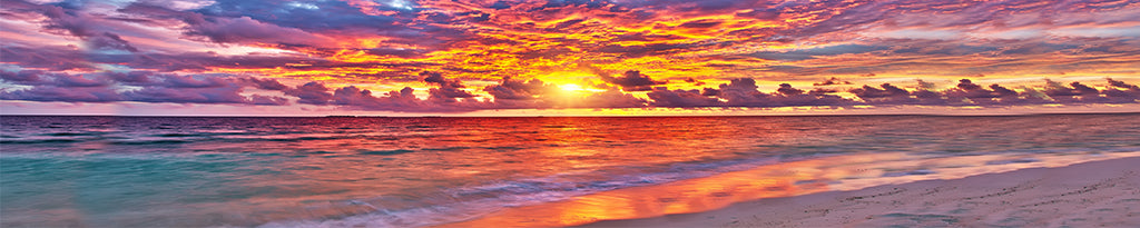 2960, Tropical Twilight, Maldives, Panoramic