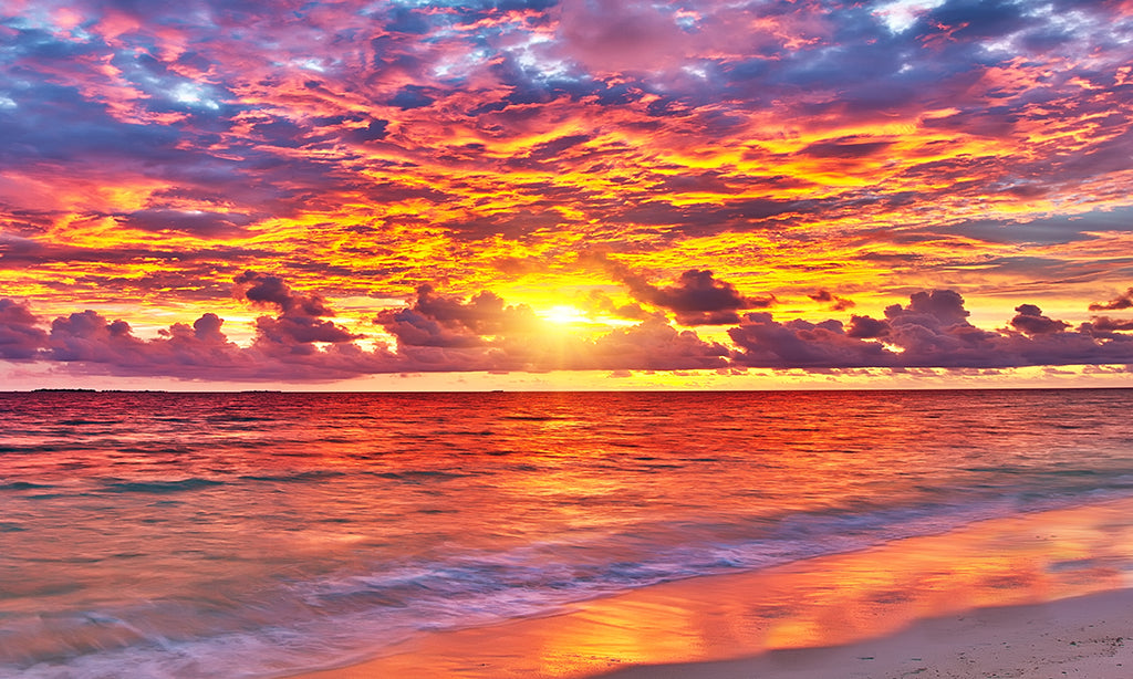 2960, Tropical Twilight, Maldives, Panoramic