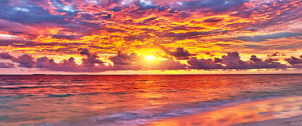 2960, Tropical Twilight, Maldives, Panoramic