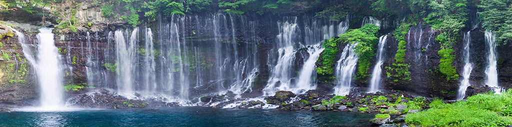3578, Shiraito Cascades, Japan, Panoramic