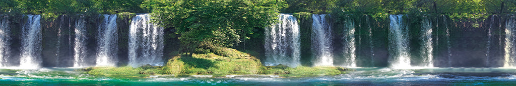5879, Tranquil Duden Waterfall, Turkey, Panoramic