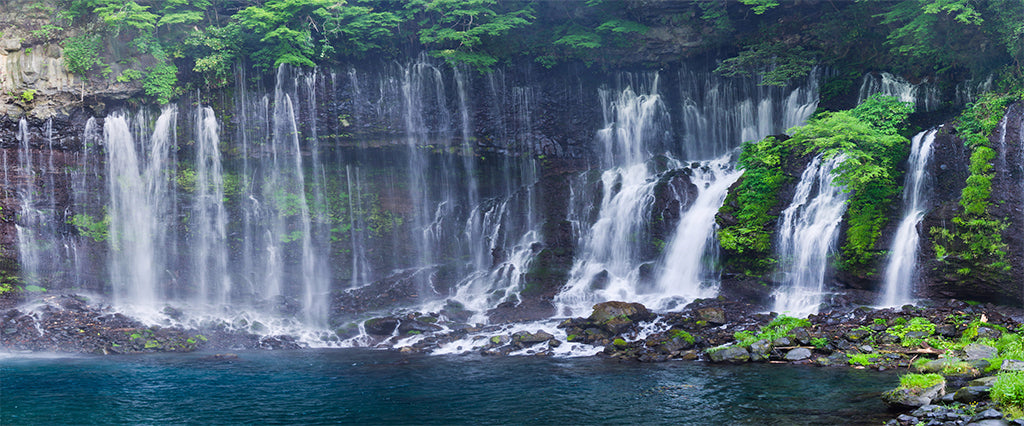3578, Shiraito Cascades, Japan, Panoramic