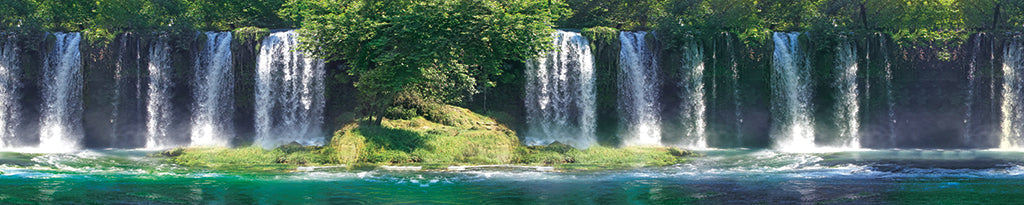 5879, Tranquil Duden Waterfall, Turkey, Panoramic